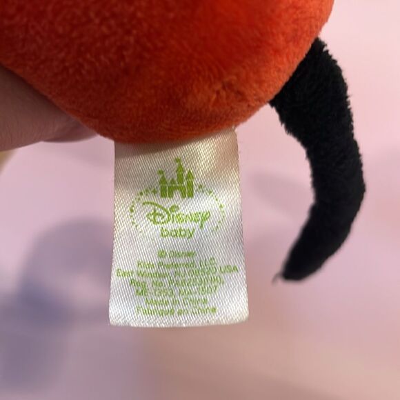 Disney Baby Mickey Mouse Rattle/Crinkle Baby Toy Good Used Condition 11.5” long - Picture 7 of 8